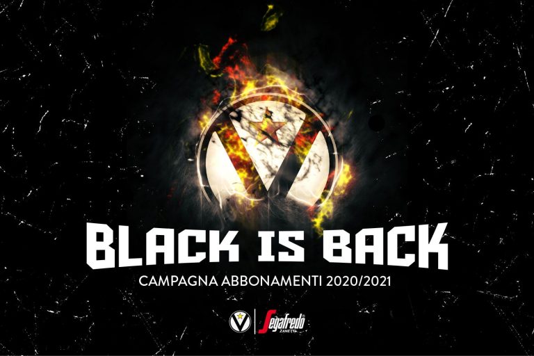 Virtus Bologna la campagna Black is back